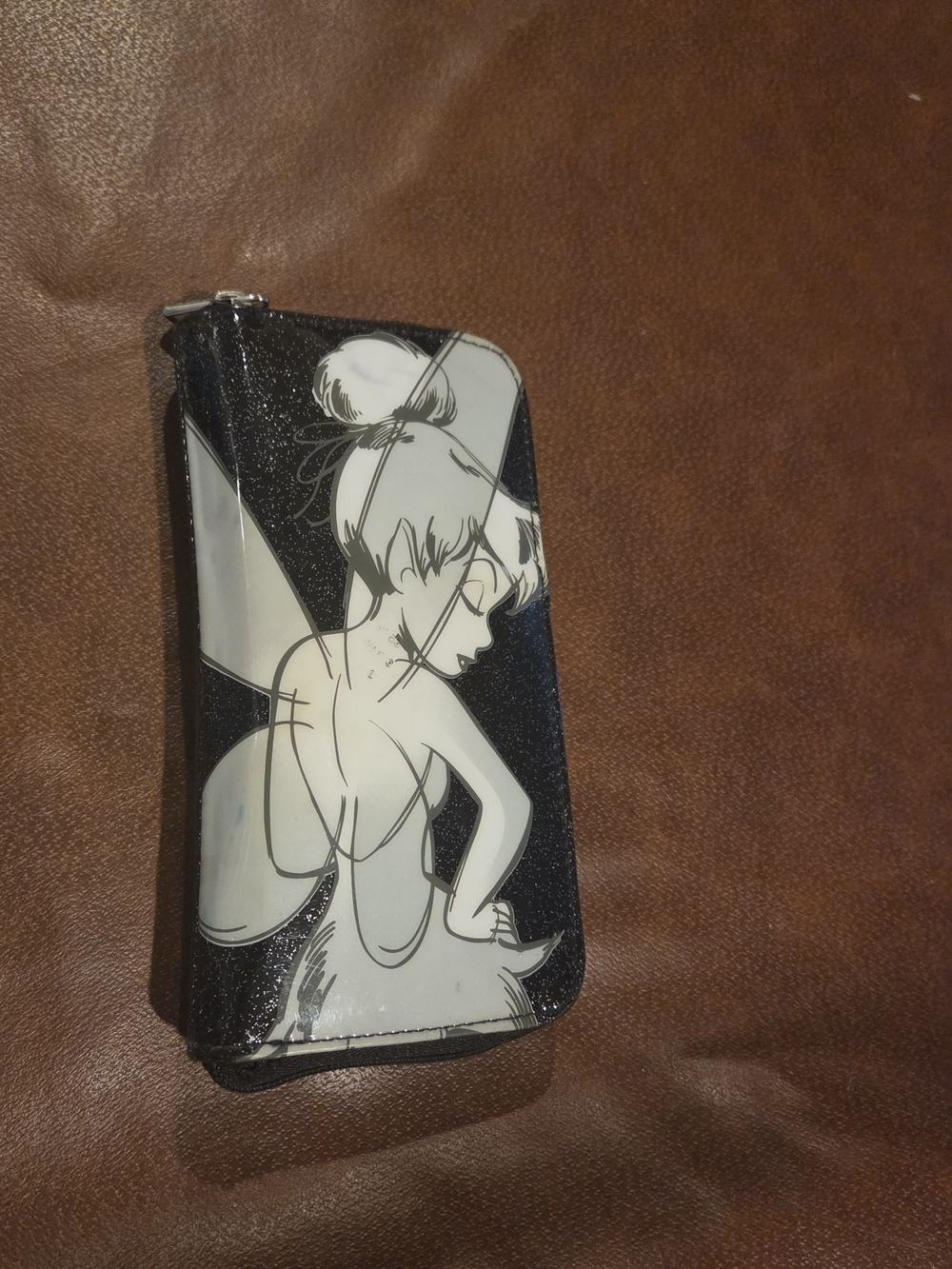Disney Tinker Bell Black and White Wallet